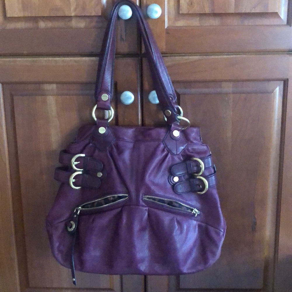 Leather tote by B.Makowsky